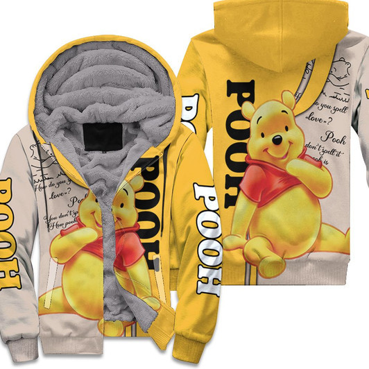 Winnie The Pooh Legging Set 3D Fleece Hoodie