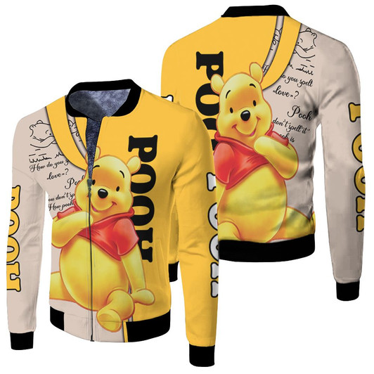 Winnie The Pooh Legging Set Fleece Bomber Jacket