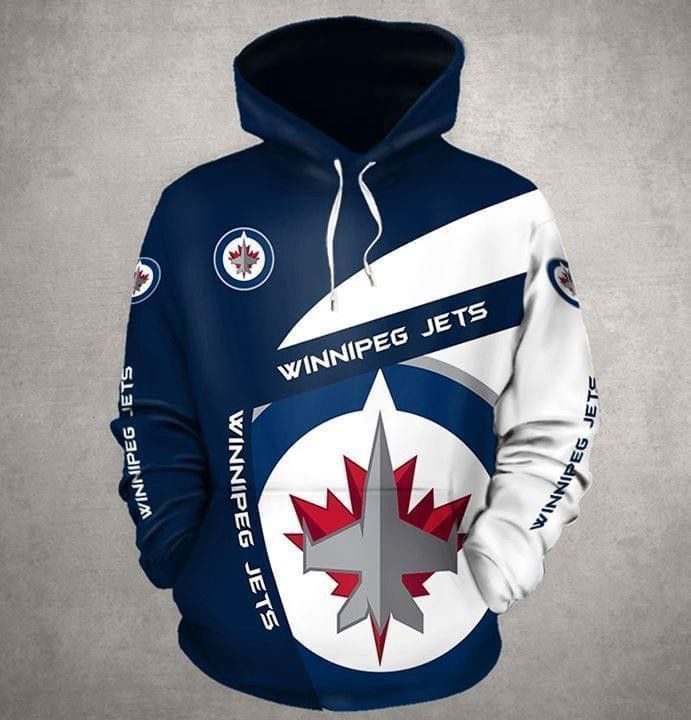 Winniepeg Jets Fan Pullover And Zippered Hoodies Custom 3D Graphic Printed 3D Hoodie All Over Print Hoodie For Men For Women