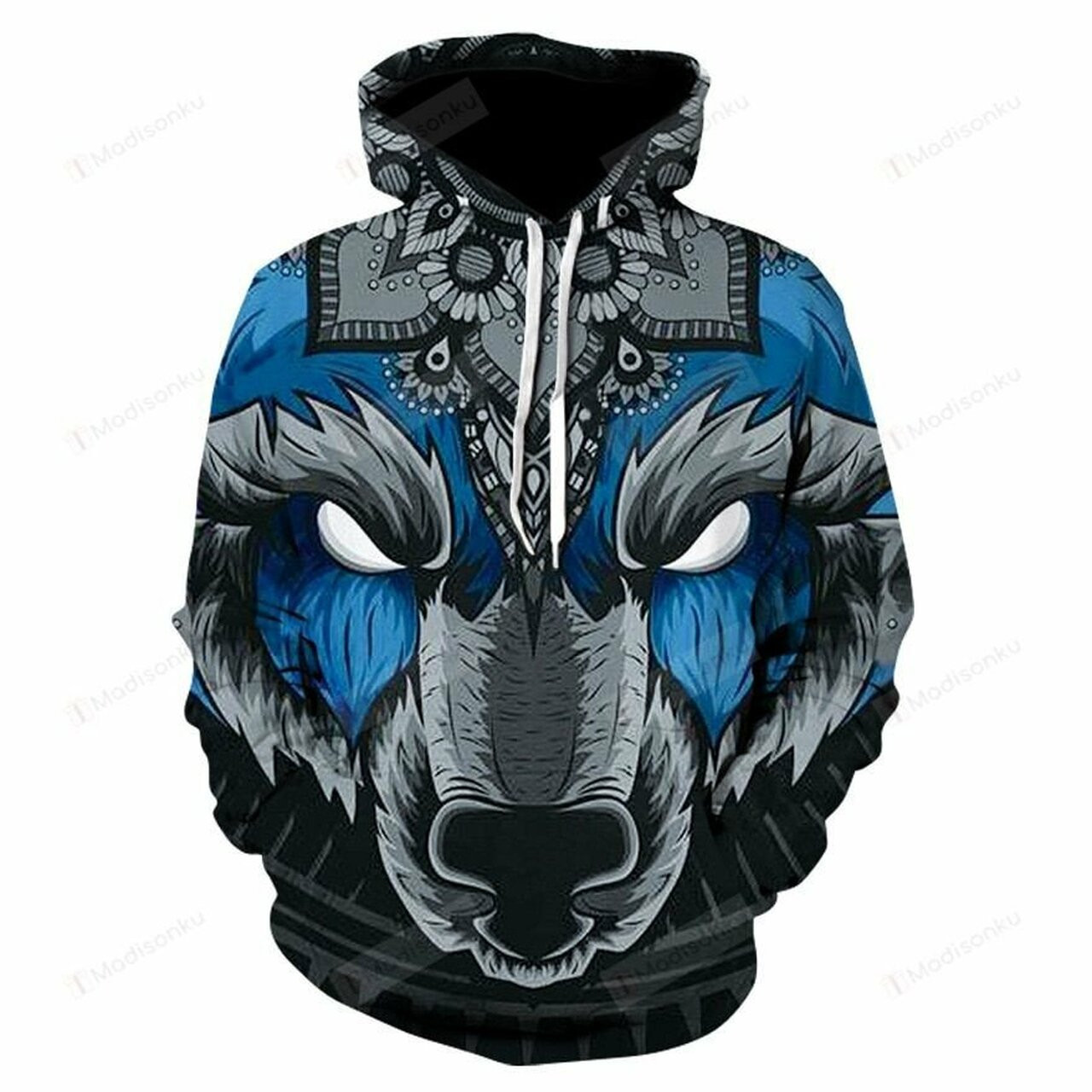 Wolf 3d All Over Print Hoodie