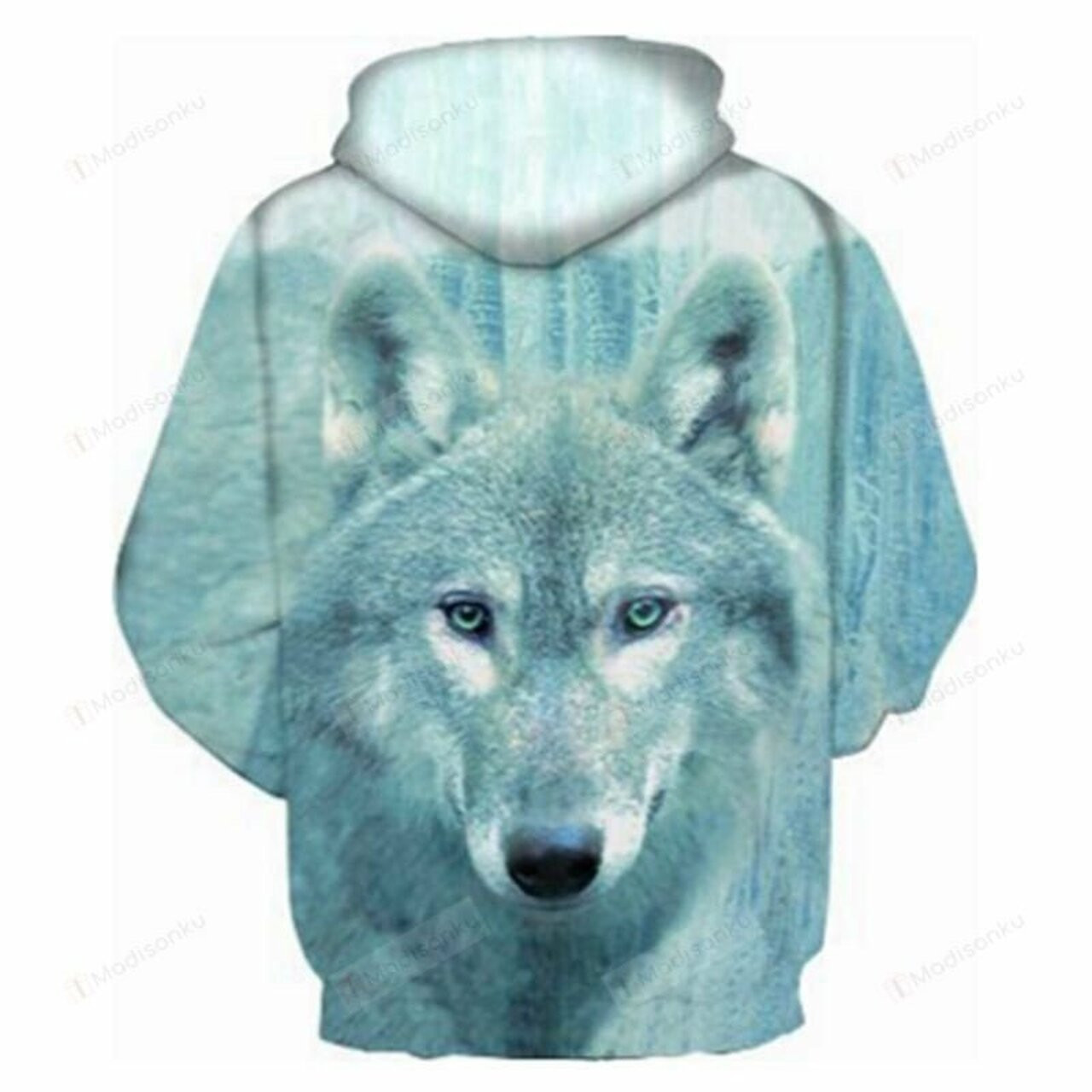 Wolf 3d All Over Print Hoodie, Zip-up Hoodie