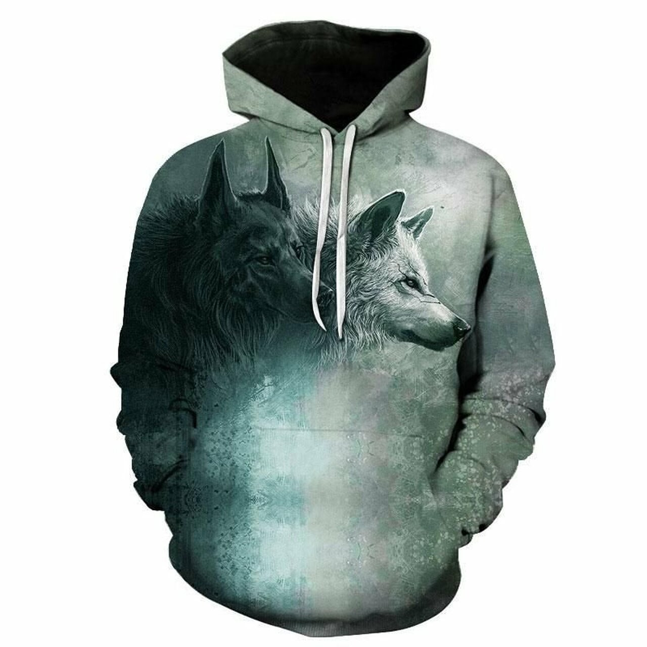 Wolf 3d All Over Print Hoodie