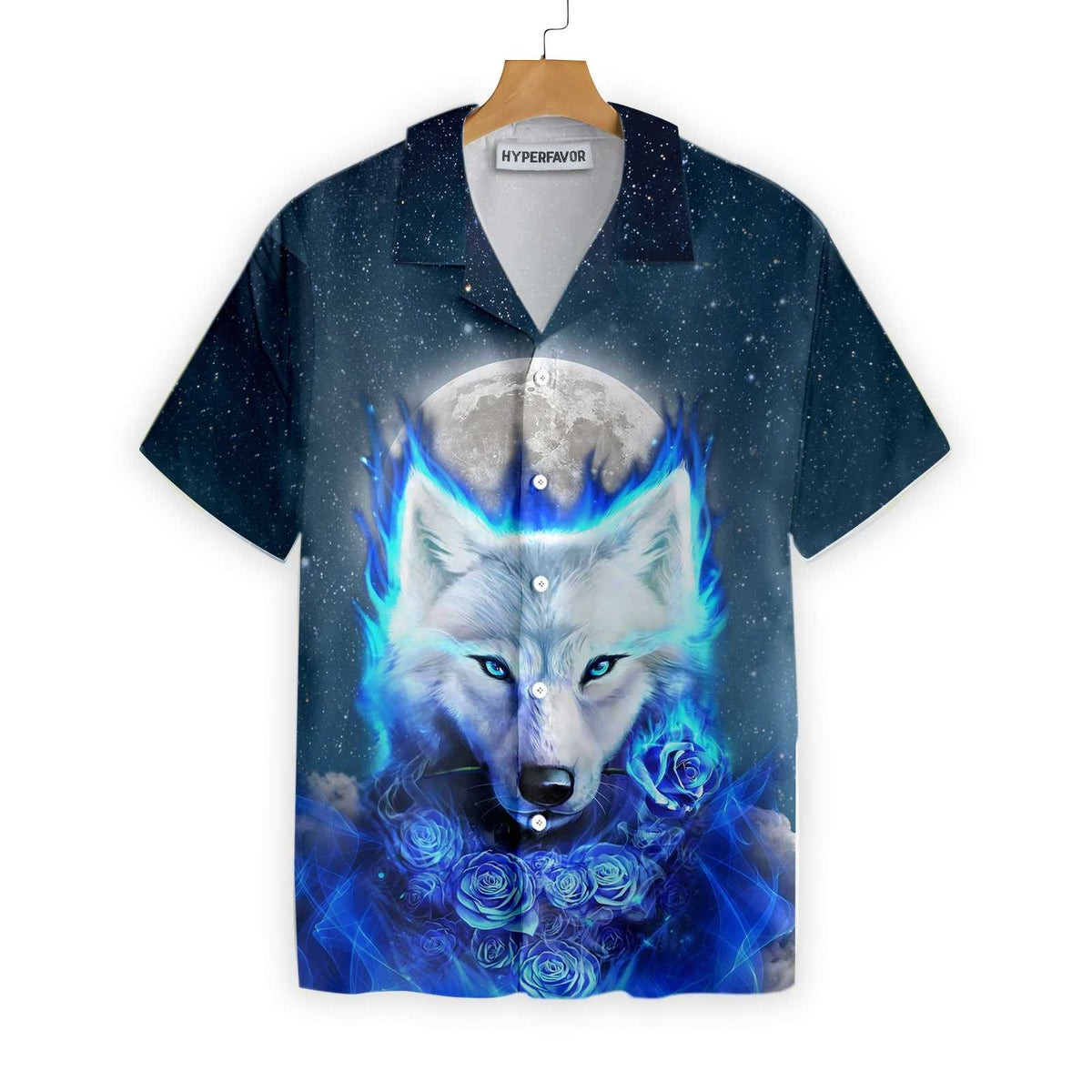 Wolf Galaxy Wolf Hawaiian Shirt Cool Wolf Shirt For Men And Women