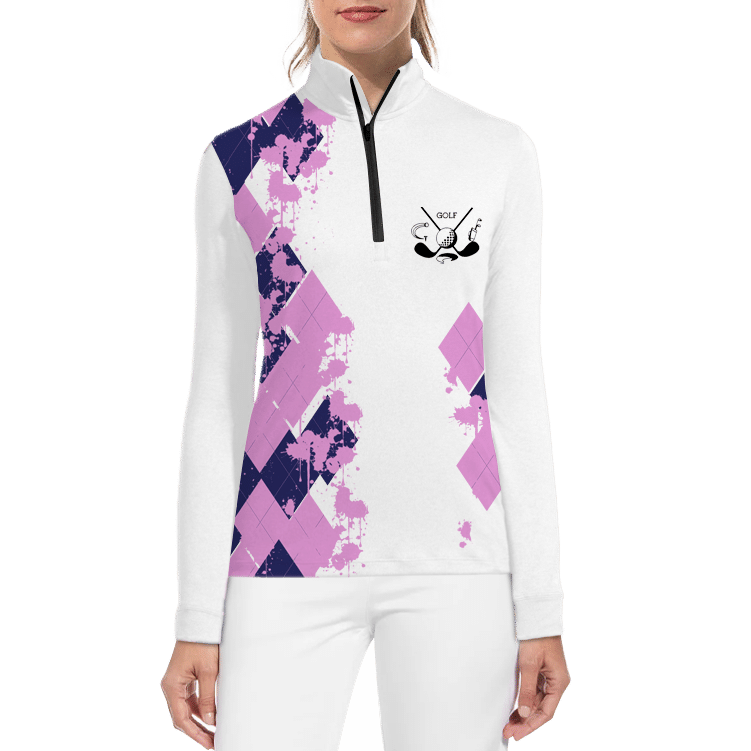 Womens Long Sleeve Golf Polo Shirt My Retirement