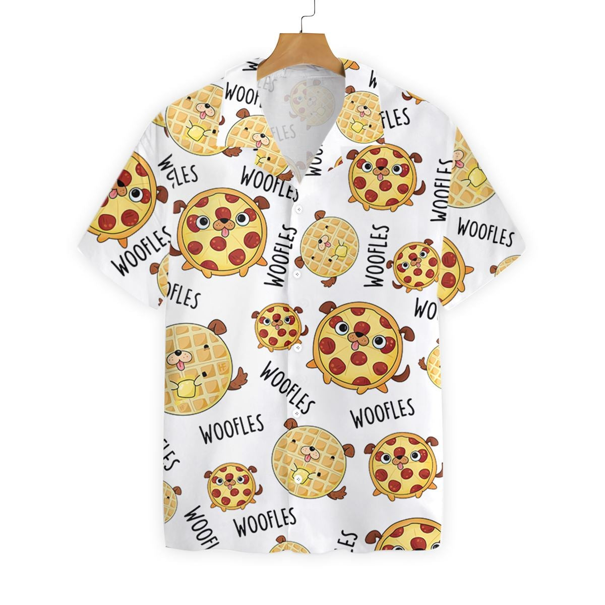 Woofles Pizza And Cake Hawaiian Shirt