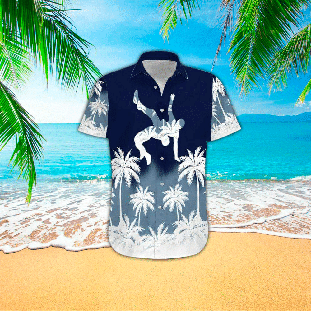 Wrestling Hawaiian Shirt Mens Hawaiian Shirt For Wrestling Lover Shirt for Men and Women