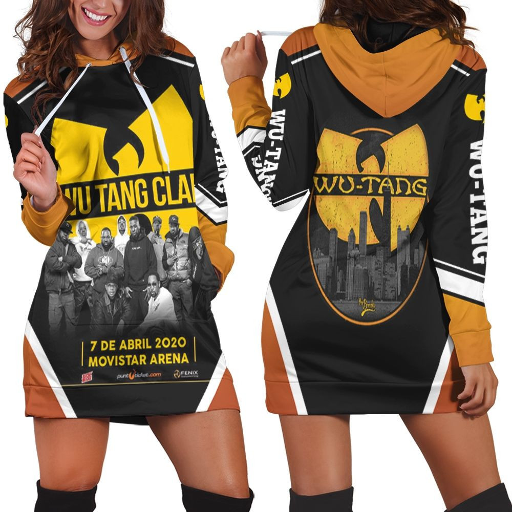 Wu Tang Clan 7 De Abril 2020 Movistar Arena Legend Hip Hop For Fan Hoodie Dress Sweater Dress Sweatshirt Dress