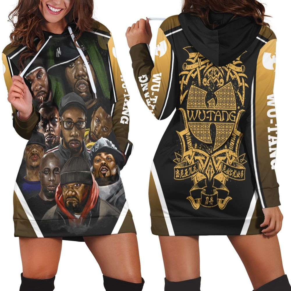 Wu Tang Clan The Rza The Gza And The Method Man Legend Hip Hop Rapper Hoodie Dress Sweater Dress Sweatshirt Dress