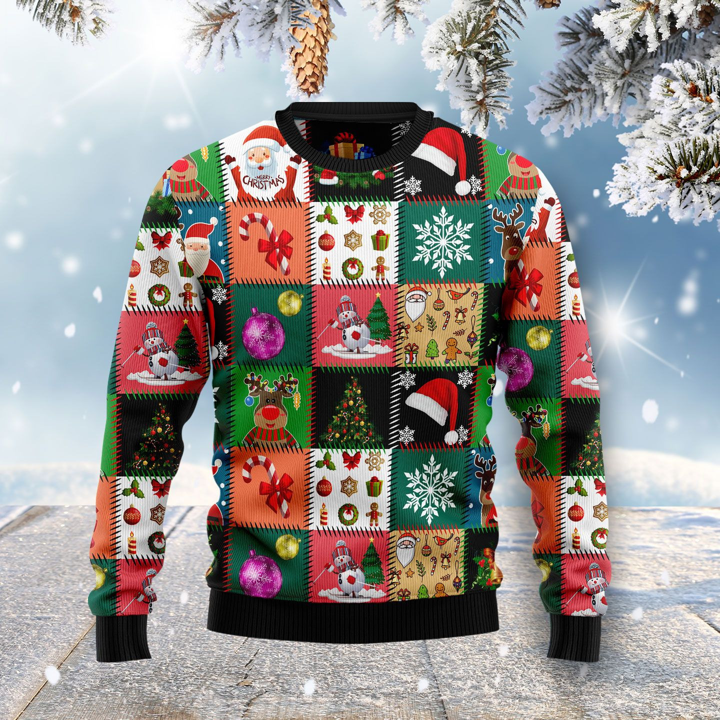 Xmas Fancy Ugly Christmas Sweater