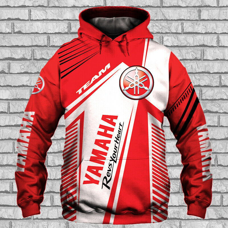 Yamaha Team Monster Energy Red Hoodie