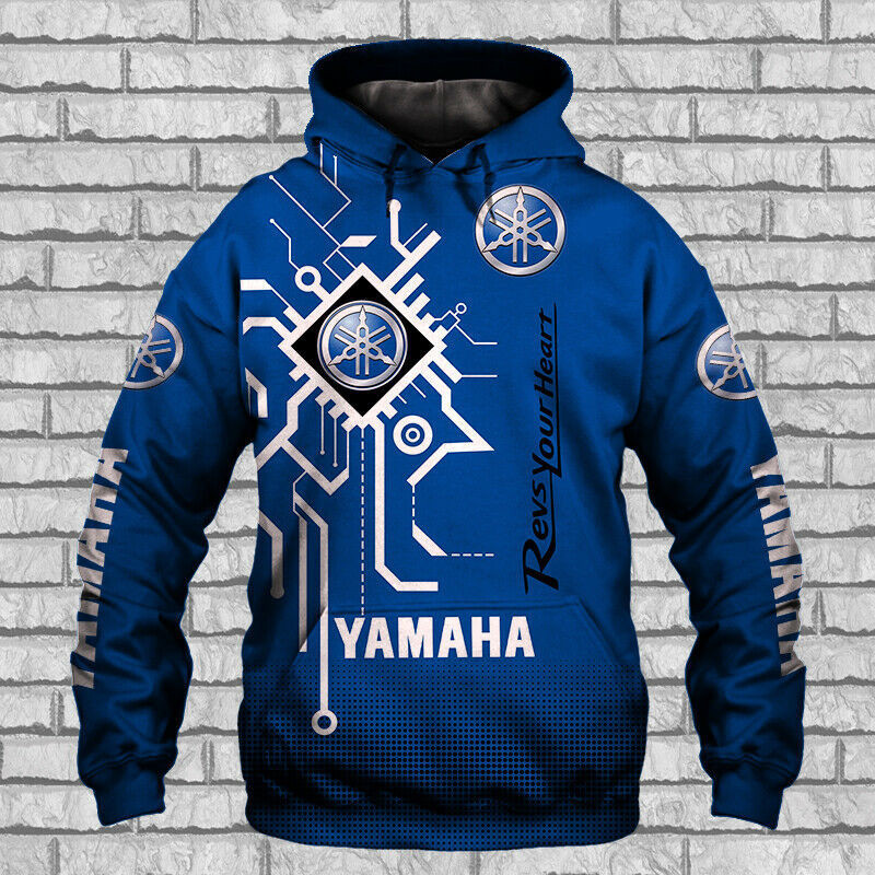 Yamaha YZF M1 Revs Your Heart Hoodie