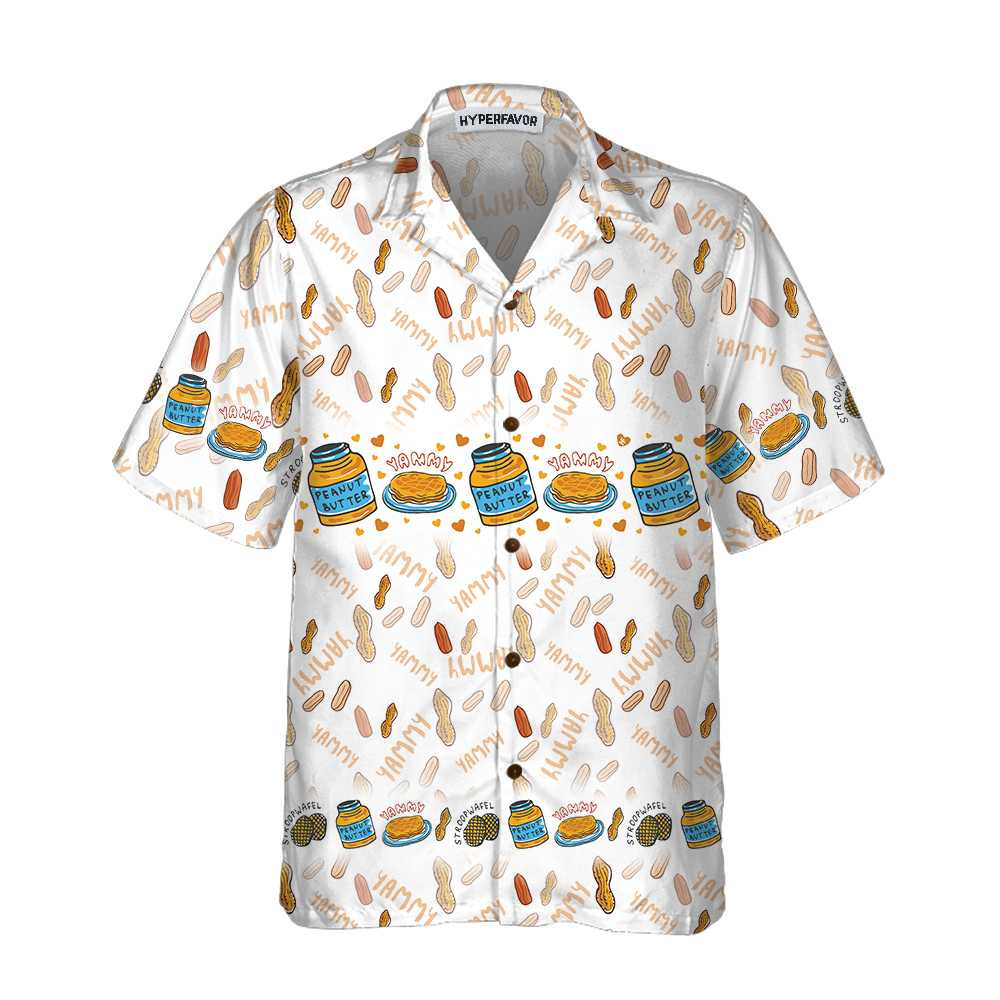 Yammy Peanut Butter V2 Hawaiian Shirt Funny Peanut Butter Shirt Gift For Peanut Butter Lovers