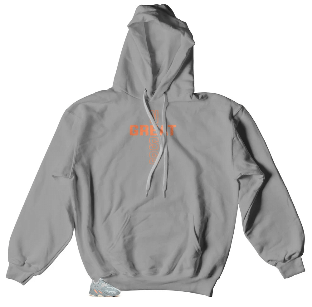 Yeezy 700 Inertia Greatness Cross Hoodie Outfit