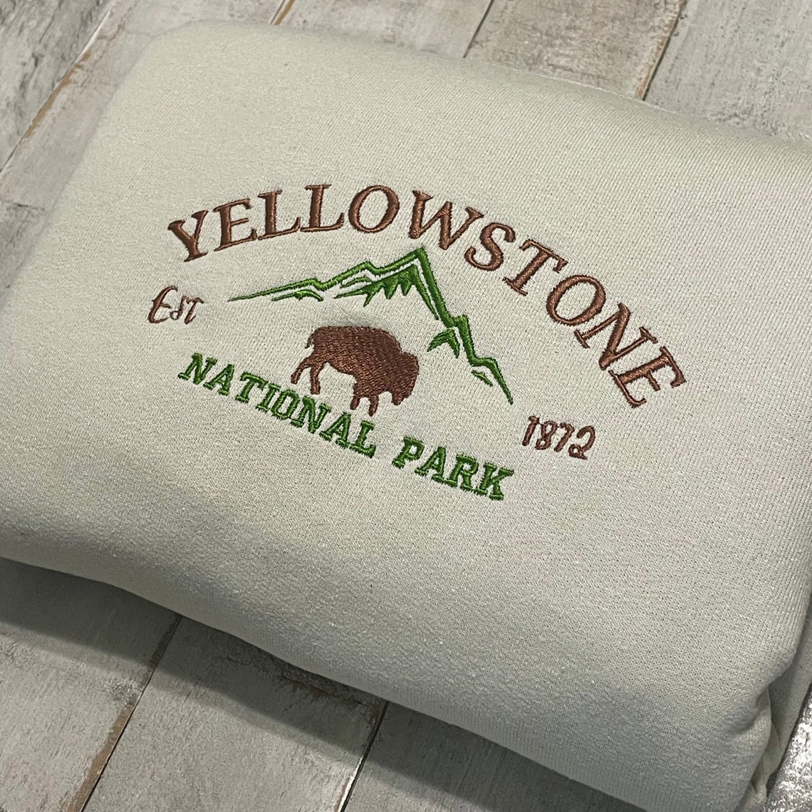 Yellowstone Embroidered Sweatshirt