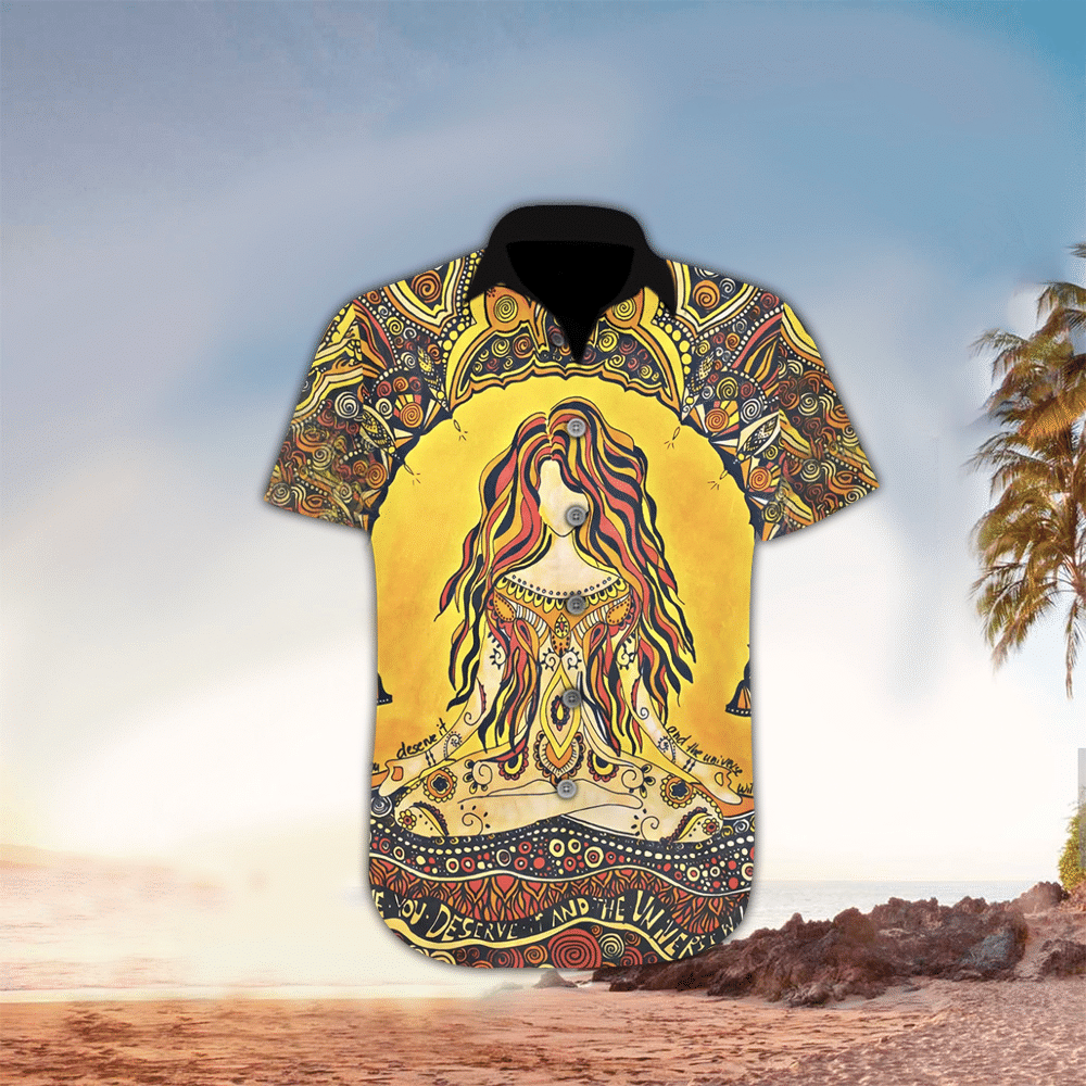 Yoga Aloha Shirt Hawaiian Shirt For Yoga Lovers Shirt for Men and Women