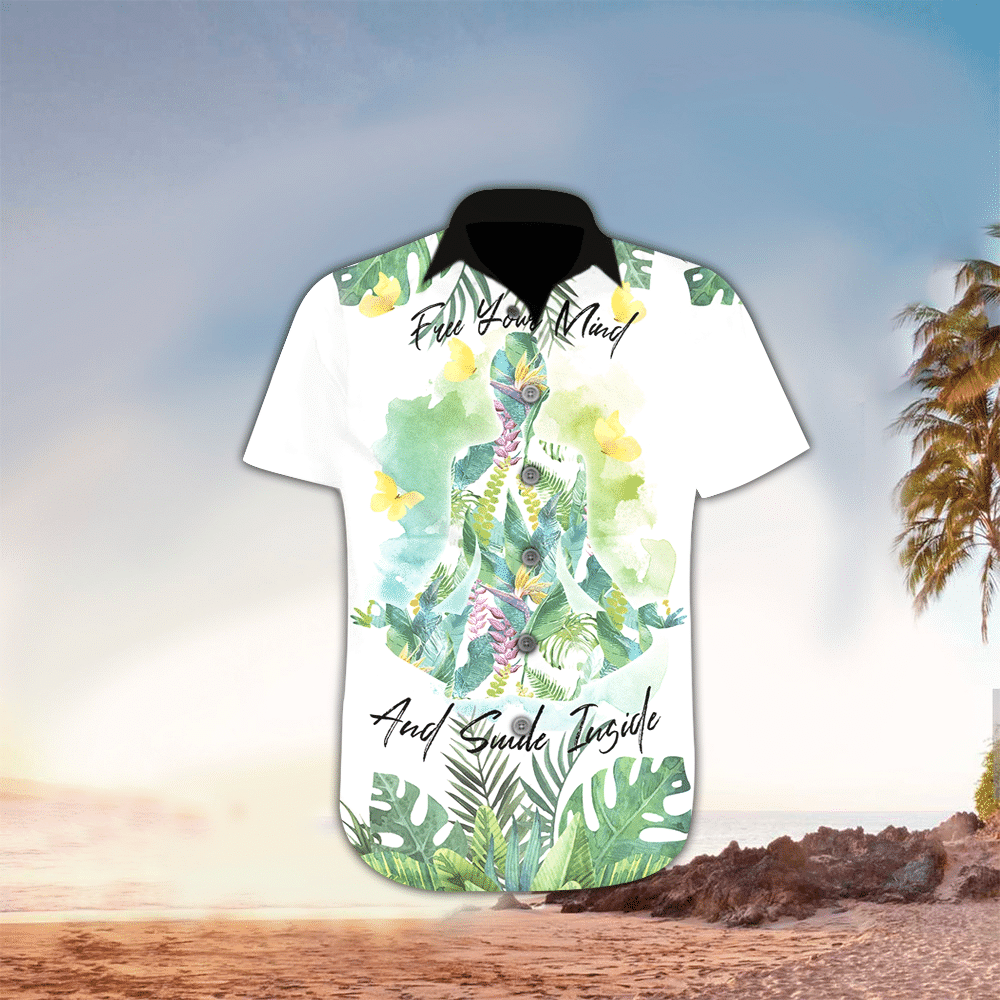 Yoga Aloha Shirt Hawaiian Shirt For Yoga Lovers Shirt for Men and Women