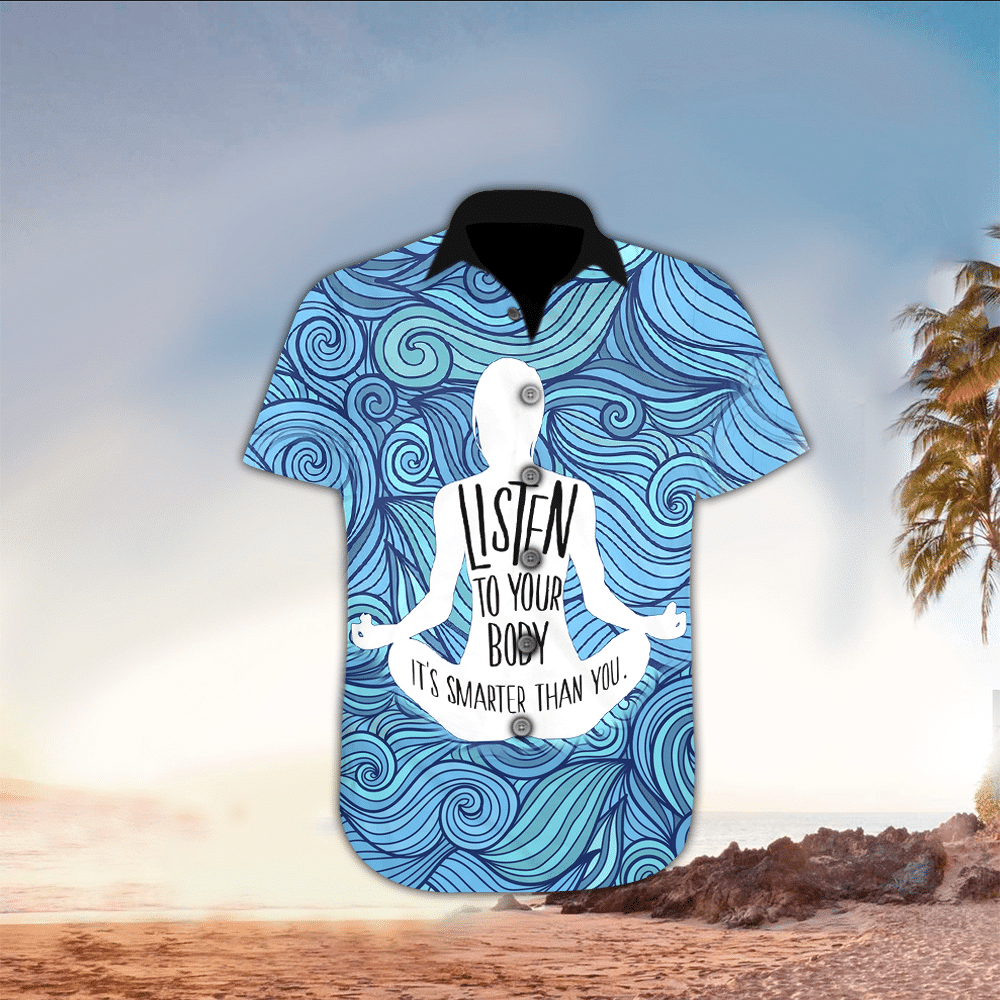 Yoga Aloha Shirt Hawaiian Shirt For Yoga Lovers Shirt for Men and Women