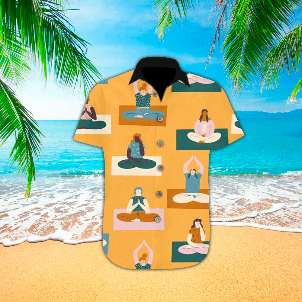 Yoga Hawaiian Shirt Perfect Gift Ideas For Yoga Lover Shirt for Men and Women