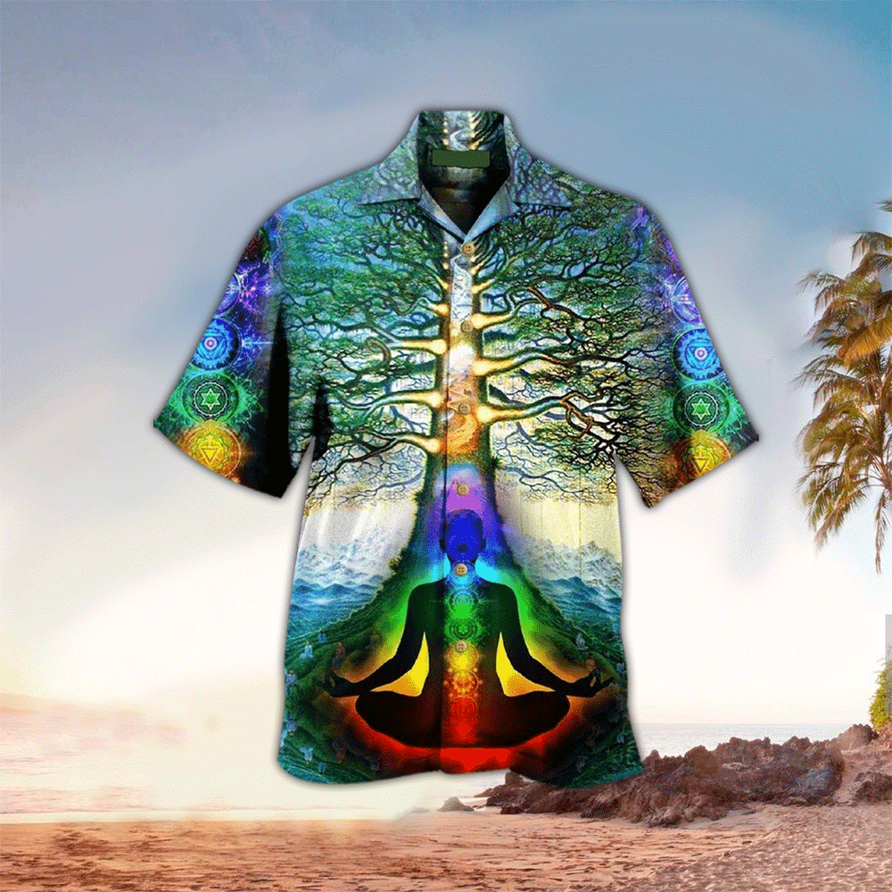 Yoga Shirt Yoga Hawaiian Shirt For Yoga Lovers Shirt for Men and Women