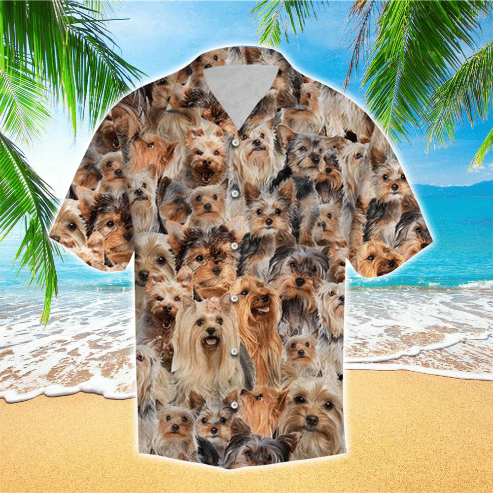 Yorkshire Terrier Awesome Colorful High Quality Hawaiian Shirt for Men and Women