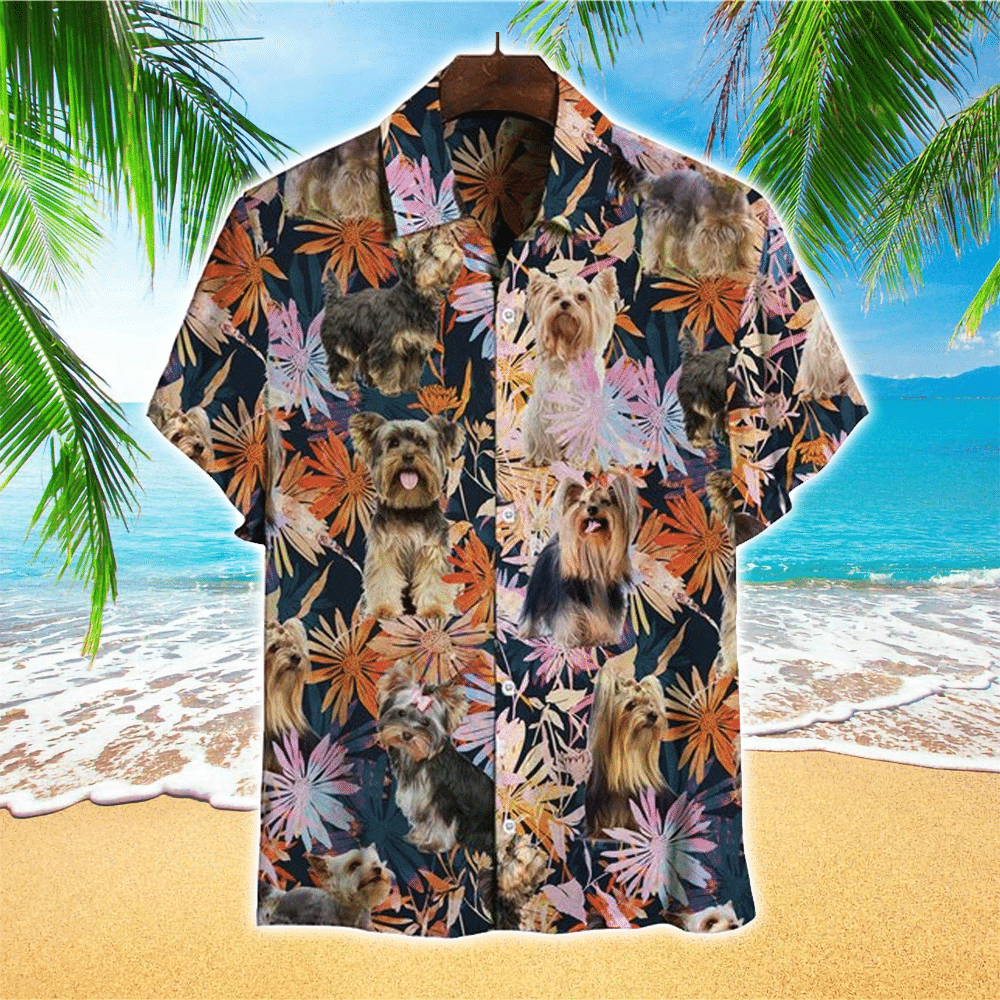 Yorkshire Terrier Hawaiian Shirt for Men and Women