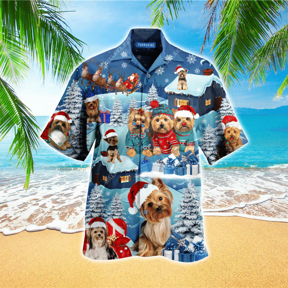 Yorkshire Through The Snow Colorful Nice Hawaiian Shirt for Men and Women