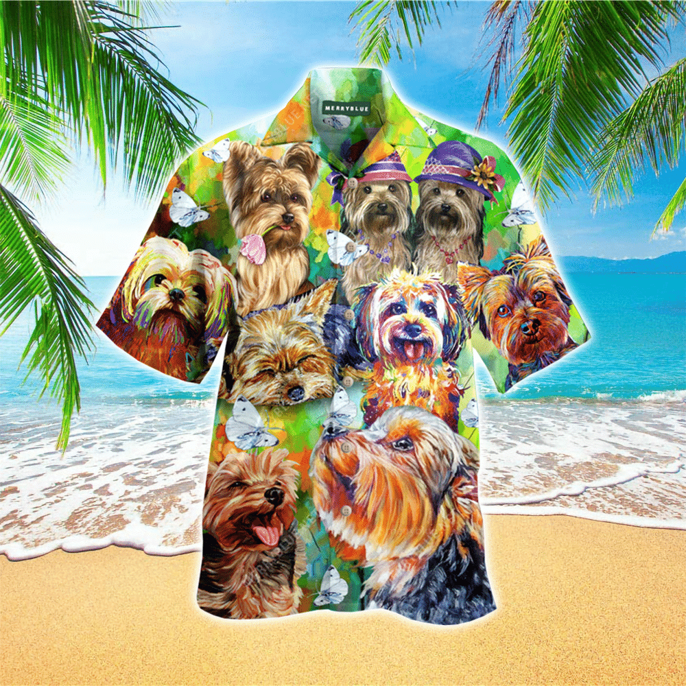 You Can Always Find Hope In A Yorkshire Terriers Eyes Unisex Hawaiian Shirt for Men and Women