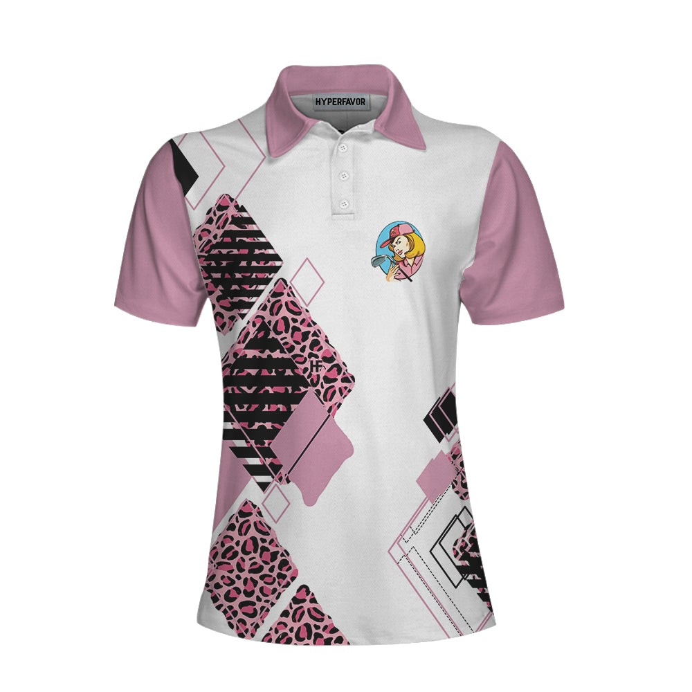 Youre Staring At My Putt Again Argyle Pattern Golf Short Sleeve Women Polo Shirt Best Golf Shirt For Ladies