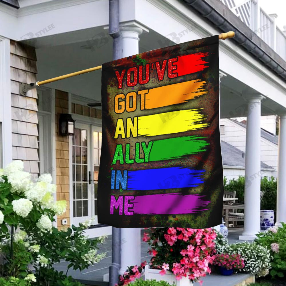 Youve Got An Ally In Me LGBT Flag Garden Flag House Flag