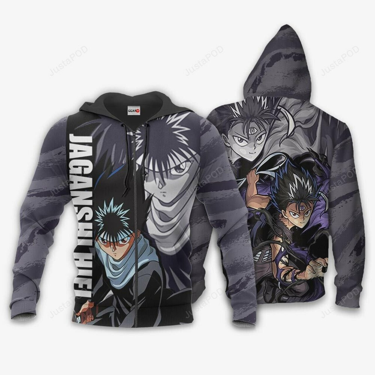 Yu Yu Hakusho Hiei 3d All Over Print Hoodie