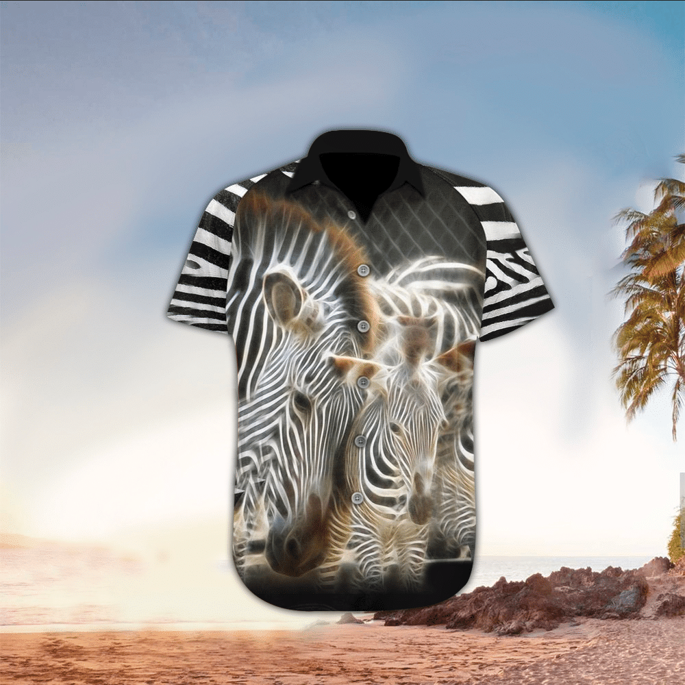 Zebra Aloha Hawaii Shirt Perfect Hawaiian Shirt For Zebra Lover Shirt for Men and Women