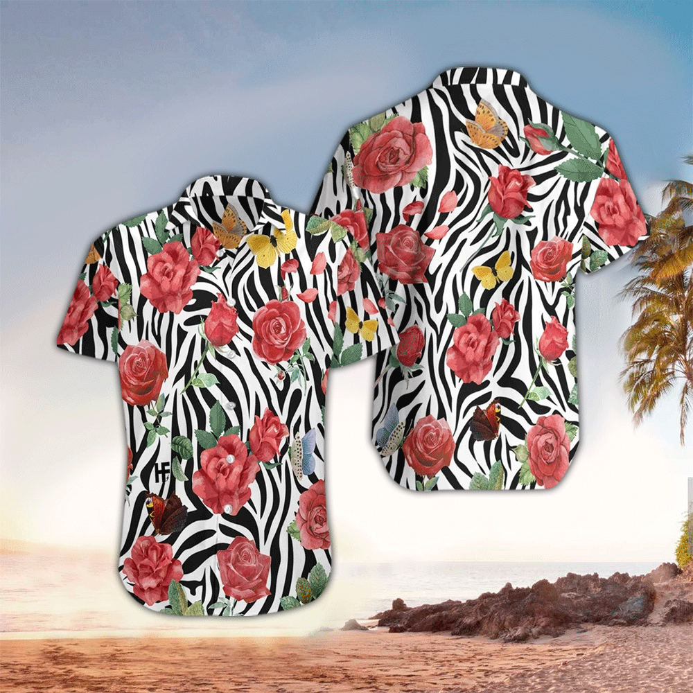 Zebra Aloha Hawaii Shirt Perfect Hawaiian Shirt For Zebra Lover Shirt for Men and Women
