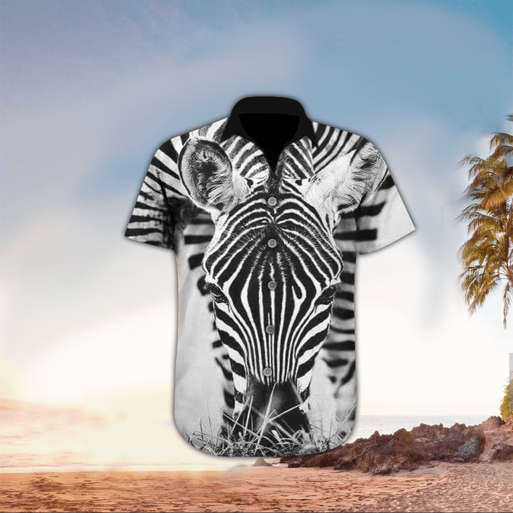 Zebra Shirt Zebra Hawaiian Shirt For Zebra Lovers Shirt for Men and Women