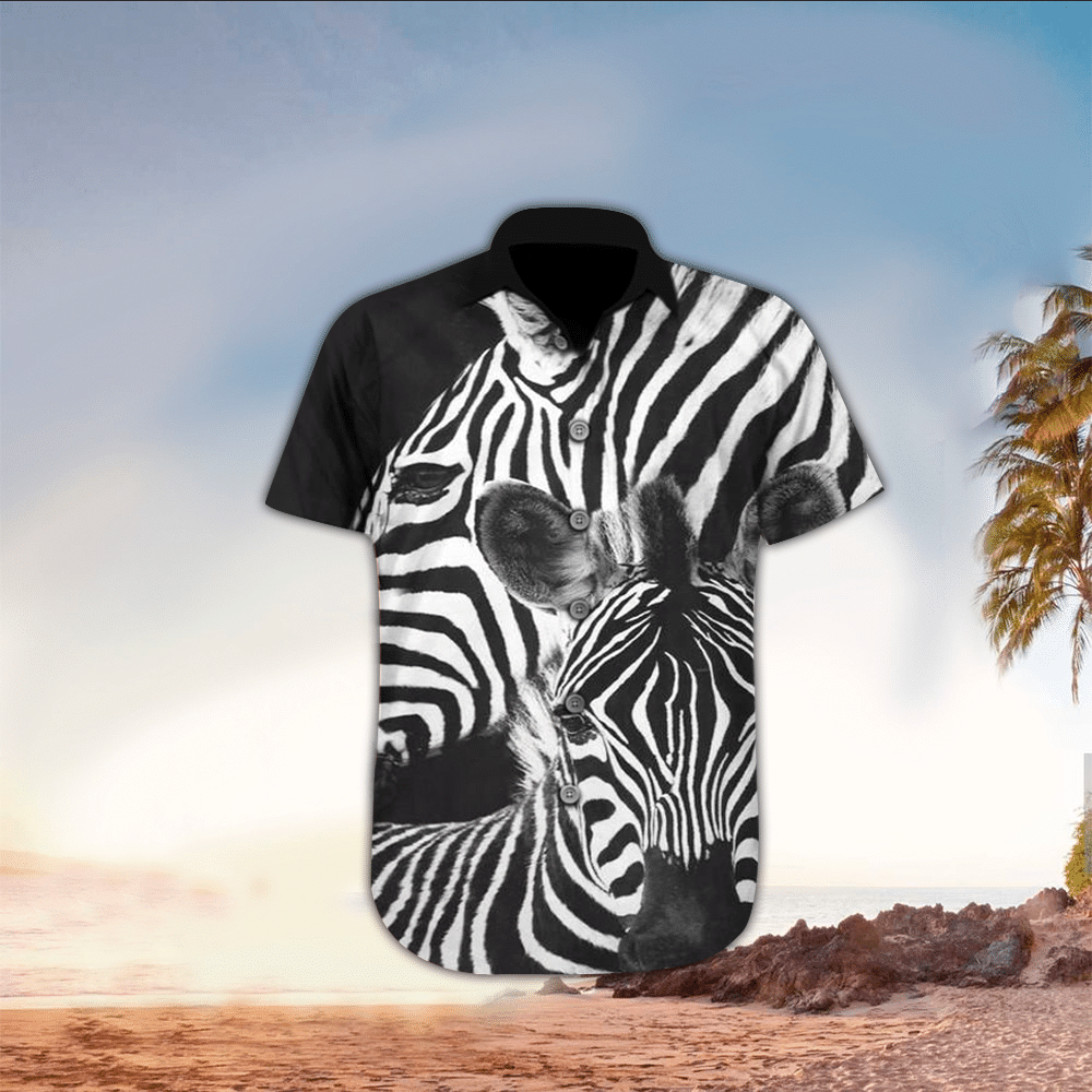 Zebra Shirt Zebra Hawaiian Shirt For Zebra Lovers Shirt for Men and Women