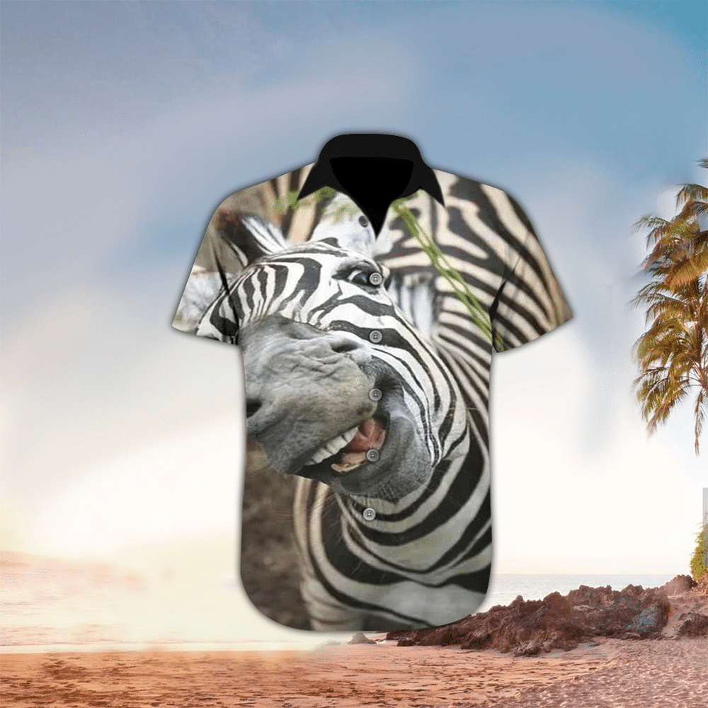 Zebra Shirt Zebra Hawaiian Shirt For Zebra Lovers Shirt for Men and Women