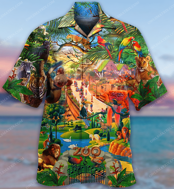 Zoo Animals Love Life Limited Edition - Hawaiian Shirt Hawaiian Shirt For Men