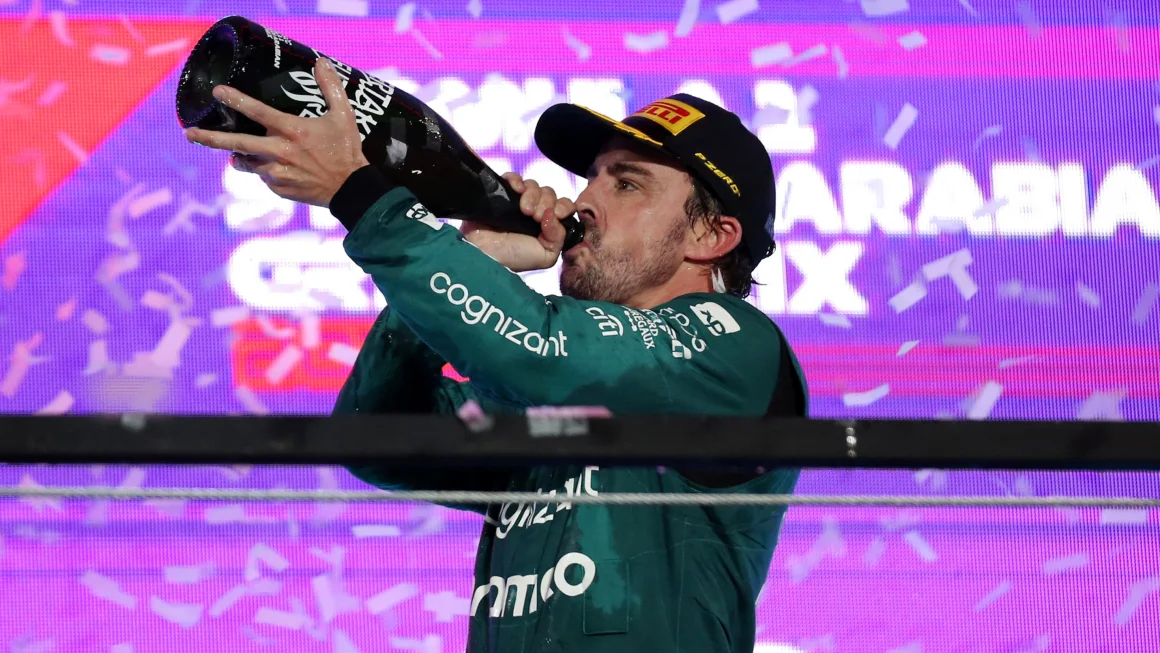 Fernando Alonso Secures 100th Podium in Saudi Arabia After Controversial Penalty Drama