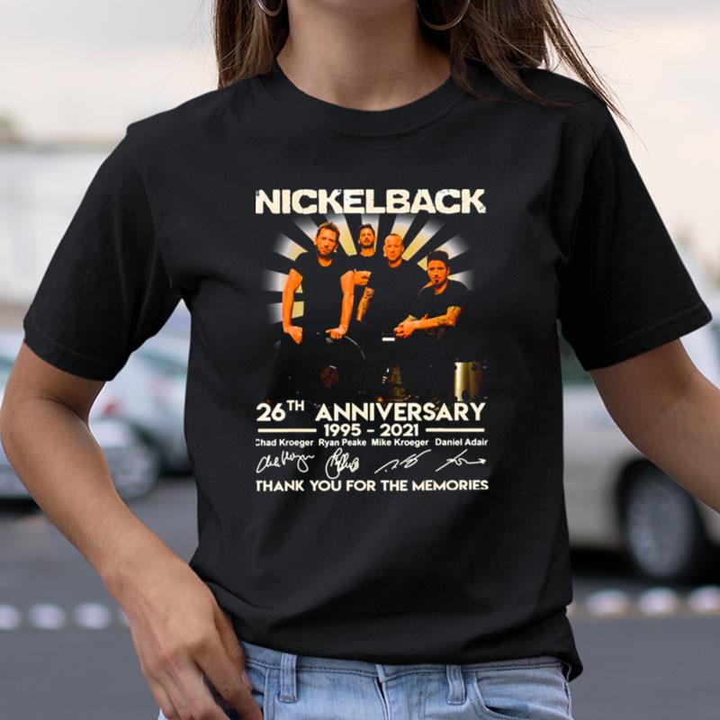 26Th Anniversary Nickelbacks Art Music Legend Shirts