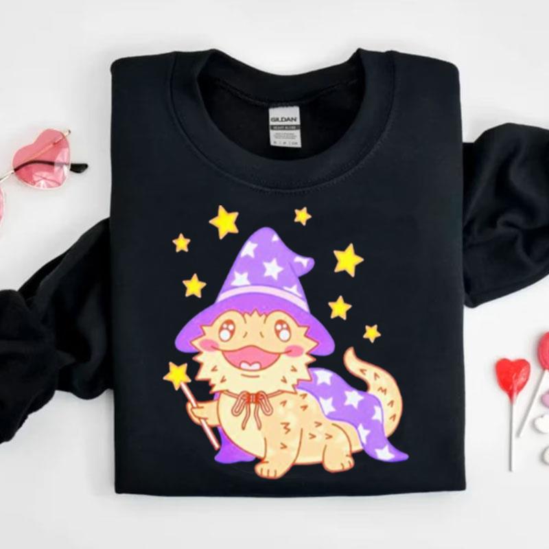 Bearded Dragon Wizard Shirts