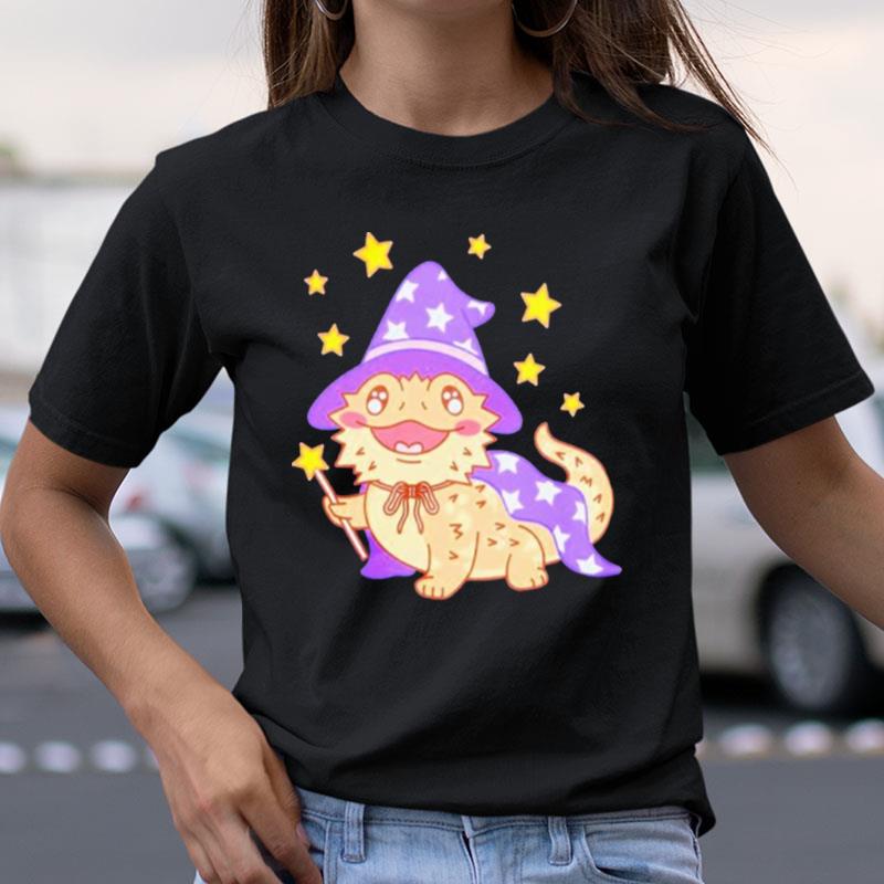 Bearded Dragon Wizard Shirts