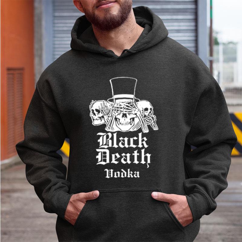 Black Death Vodka Skull Shirts