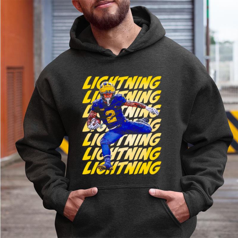 Blake Corum Michigan Football Lightning Shirts