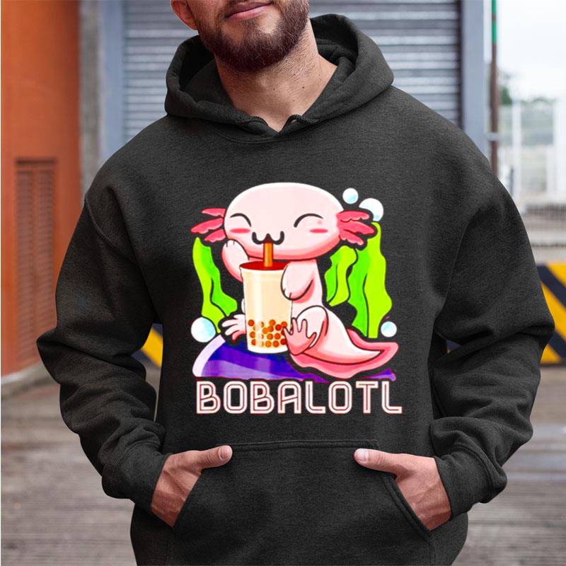 Bobalotl Axolotl Boba Tea Bubble Milk Animes Shirts