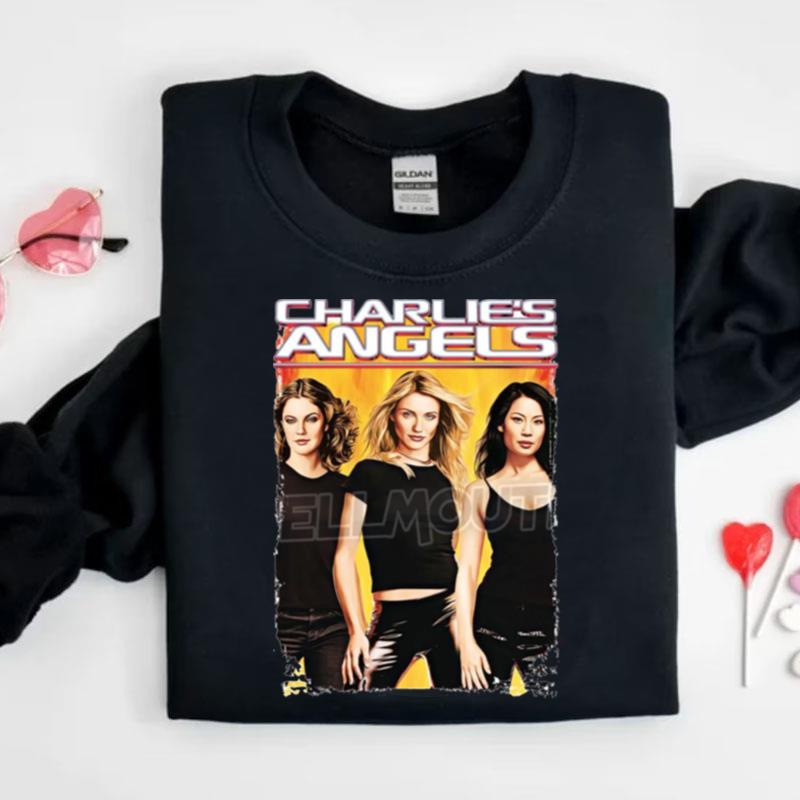 Charlie's Angels Cameron Diaz Drew Barrymore Lucy Liu Halloween Shirts