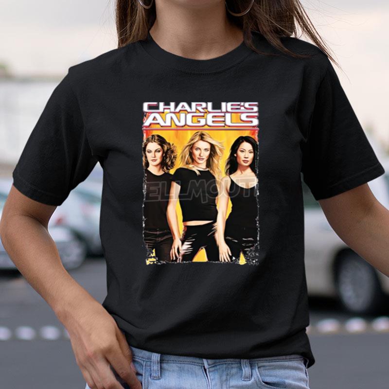 Charlie's Angels Cameron Diaz Drew Barrymore Lucy Liu Halloween Shirts