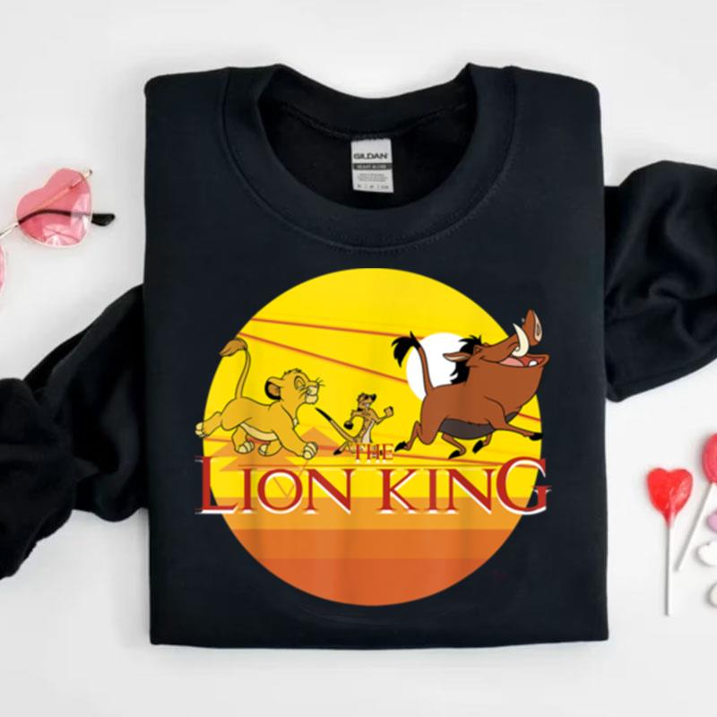 Disney Lion King Sunset Geometric Pride Graphic Shirts