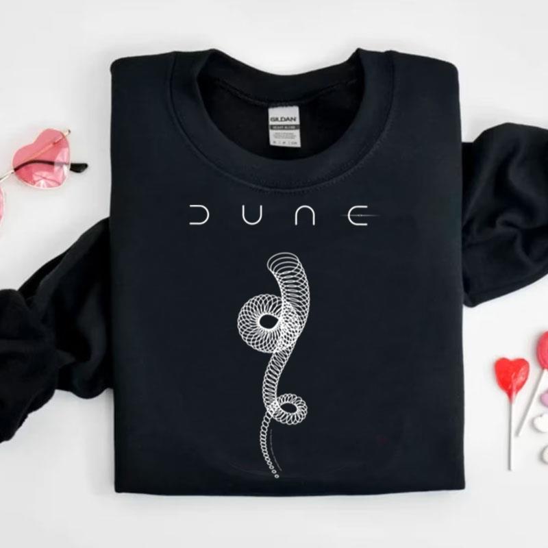 Dune Movie Logo Sandworm Shirts