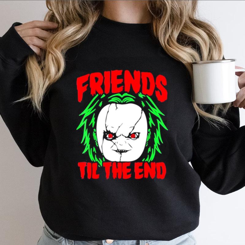 Friends Till The End Lazy Halloween Costume Horror Movie Shirts