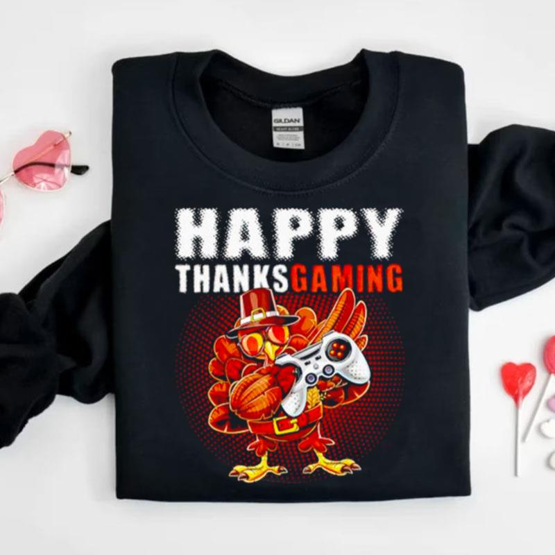 Gamer Turkey Happy Thanksgiving Shirts