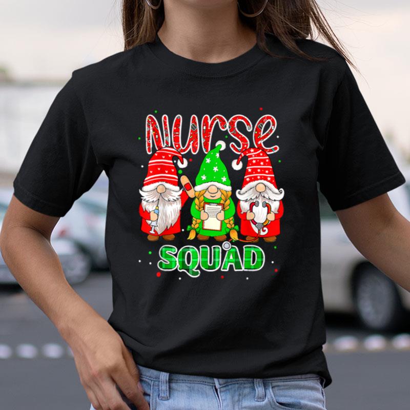 Gnomies Nurse Squad Christmas Gnome Women Shirts